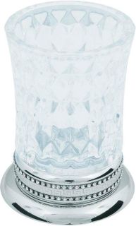 Стакан Boheme Brillante хром 10441